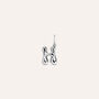 Pendente Love Beats Argento Rodiato