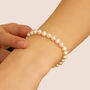 Bracciale Gabrielle Oro Bianco Perla D'Acqua Dolce