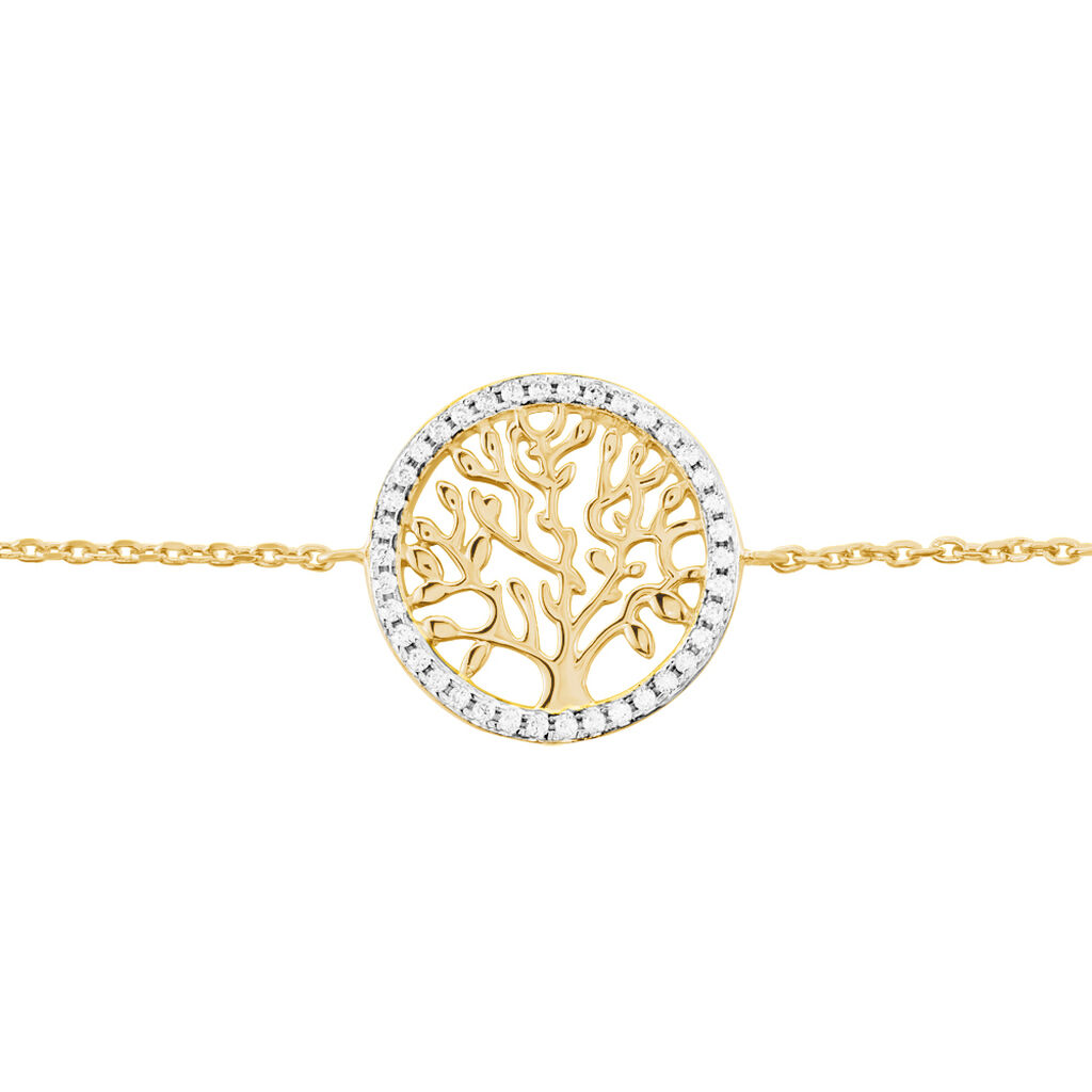 Bracciale Golden Dream Placcato Oro Giallo Cubic Zirconia - Bracciali Amicizia Donna | Stroili