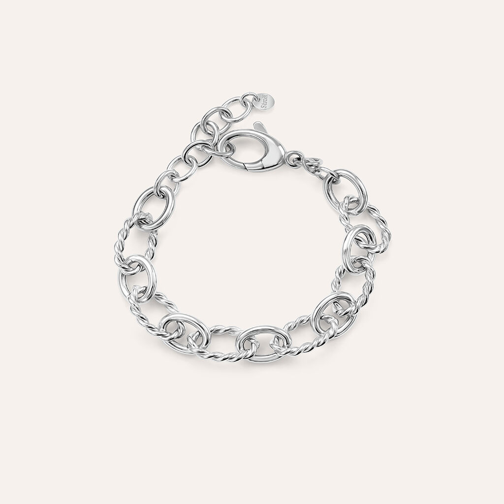 Bracciale Catena Silver Collection Argento Rodiato