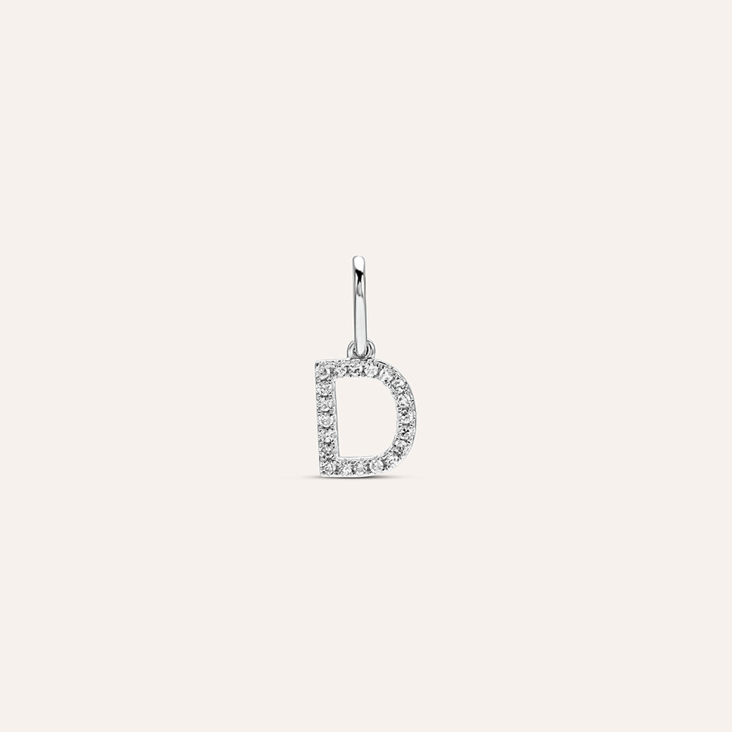 Pendente Sophia Oro Bianco Diamante - Ciondoli Donna | Stroili