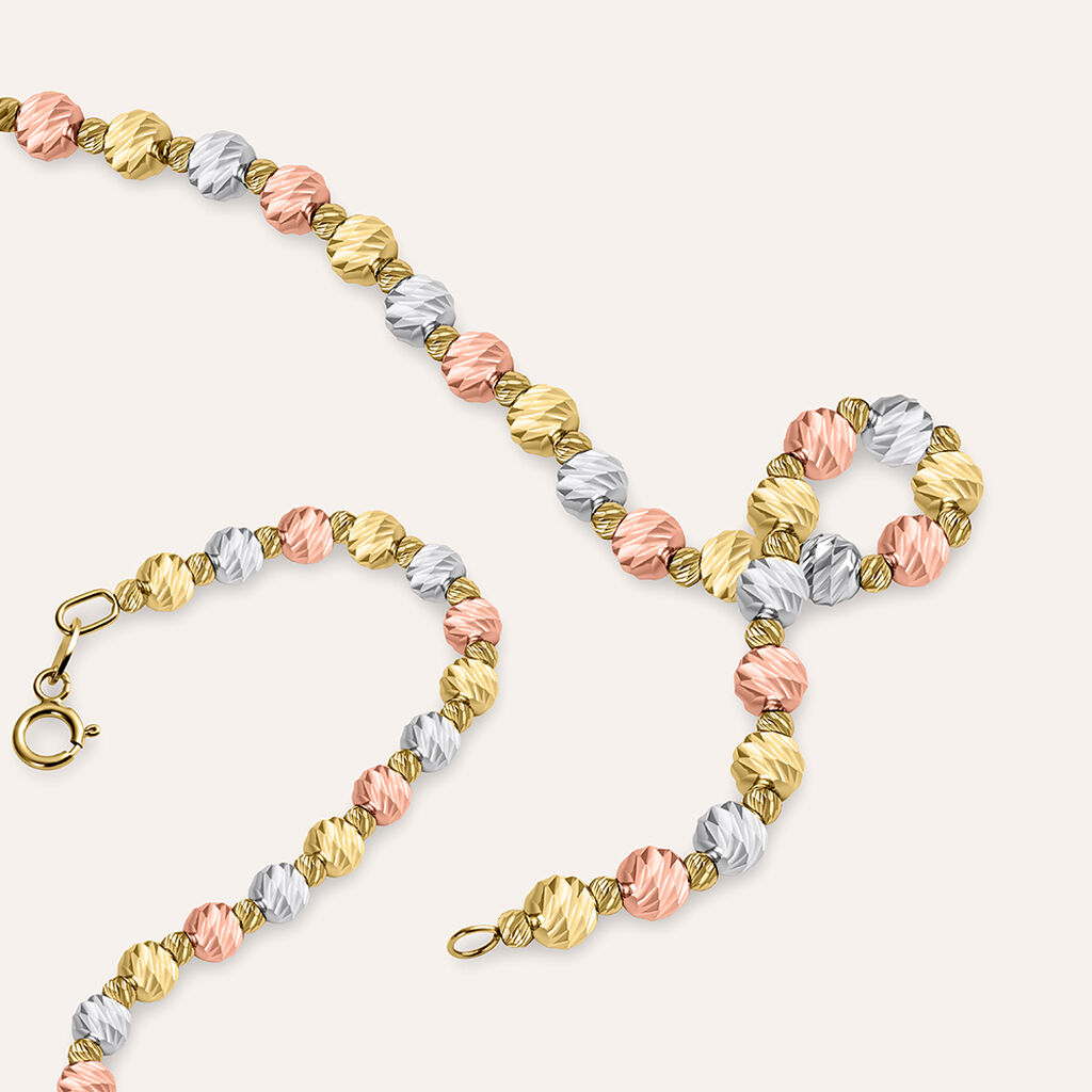 Bracciale Golden Lover Oro Tricolore - Bracciali Donna | Stroili