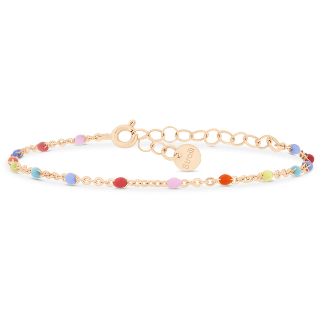 Bracciale Silver Collection Argento Rosa Pietra sintetica