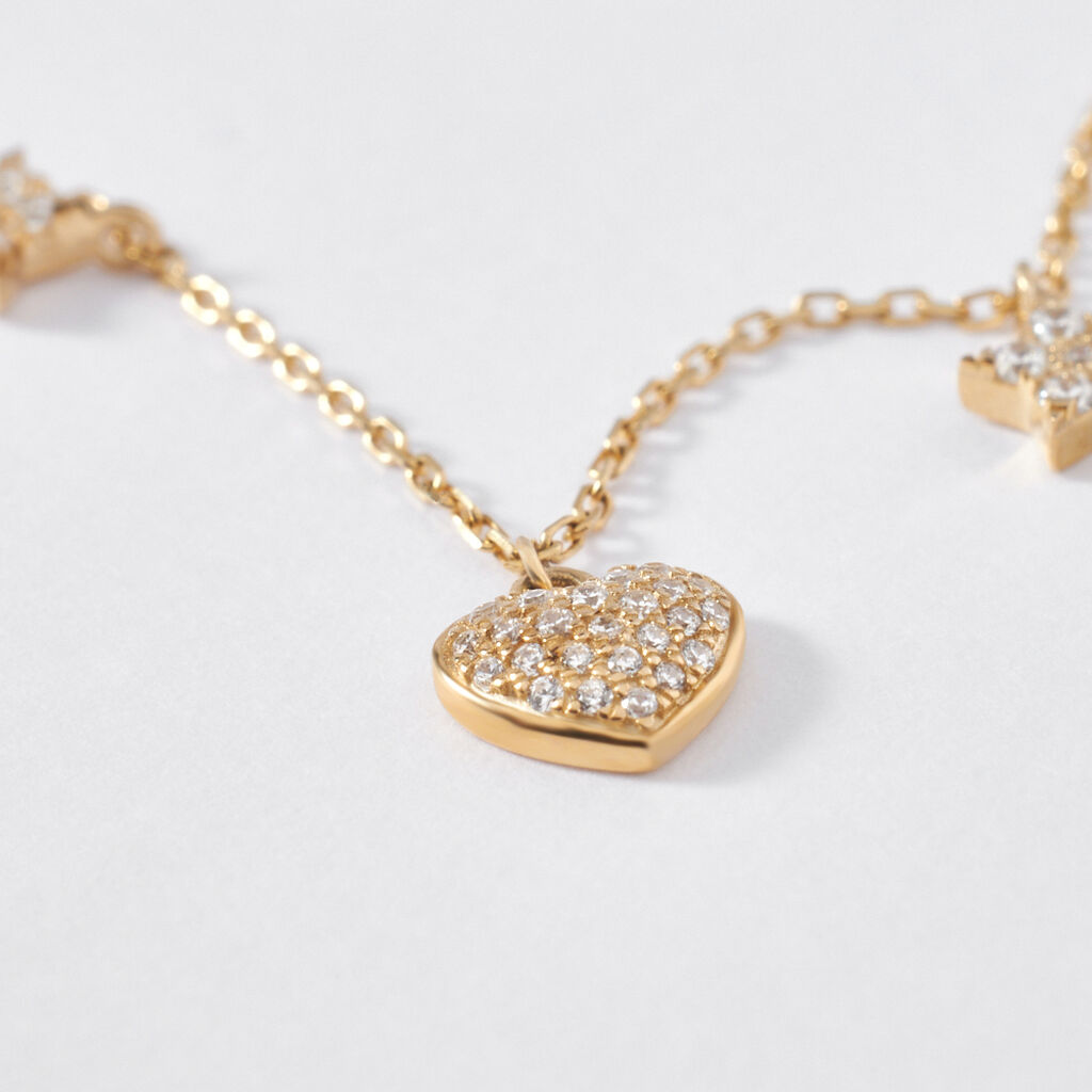 Collana Claire Oro Giallo Cubic Zirconia - Collane Donna | Stroili