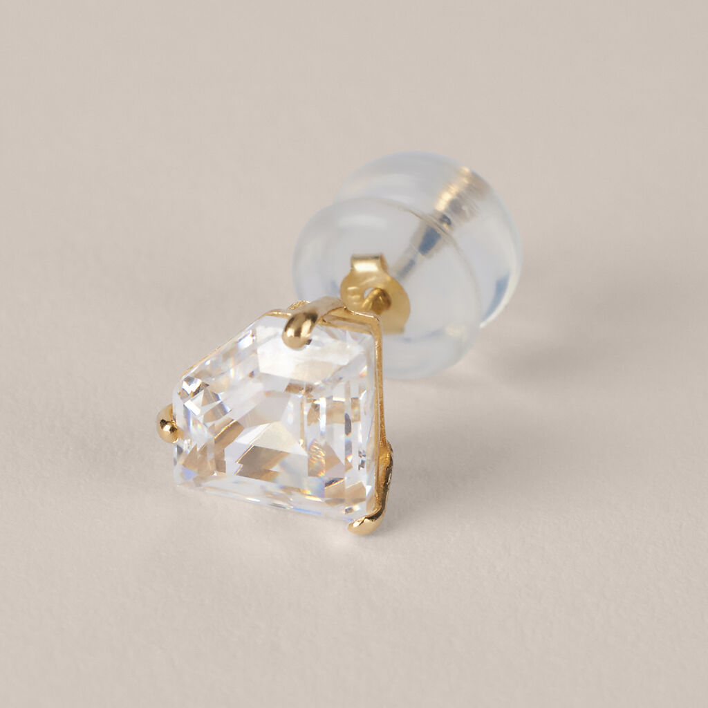 Orecchini Lobo Bon Ton Oro Giallo Cubic Zirconia - Orecchini a Lobo Donna | Stroili