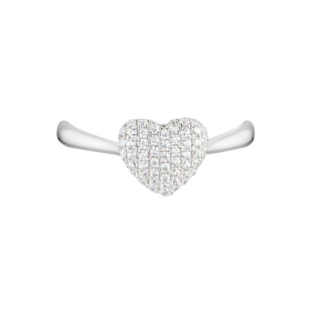 Anello Fantasia Claire Oro Bianco Cubic Zirconia - Anelli con Pietre Donna | Stroili