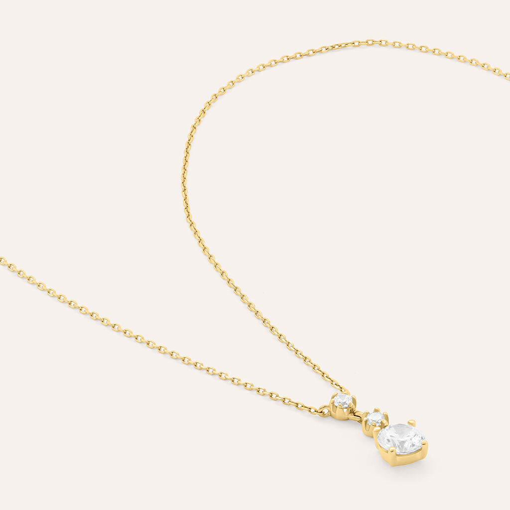 Collana Claire Oro Giallo Cubic Zirconia - Collane Donna | Stroili