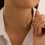 Pendente Po&egrave;me Oro Bianco Cubic Zirconia