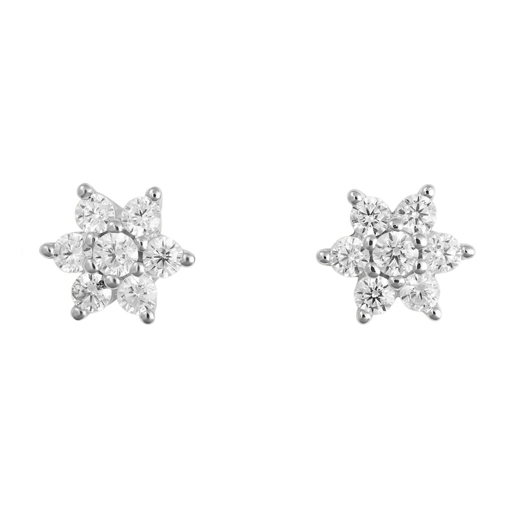 Orecchini Lobo Silver Elegance Argento Rodiato Cubic Zirconia - Orecchini a Lobo Donna | Stroili