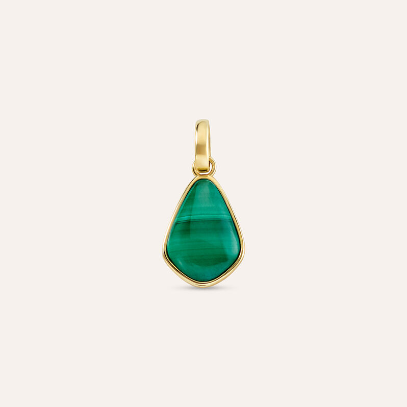 Pendente Poème Oro Giallo Malachite - Ciondoli Donna | Stroili
