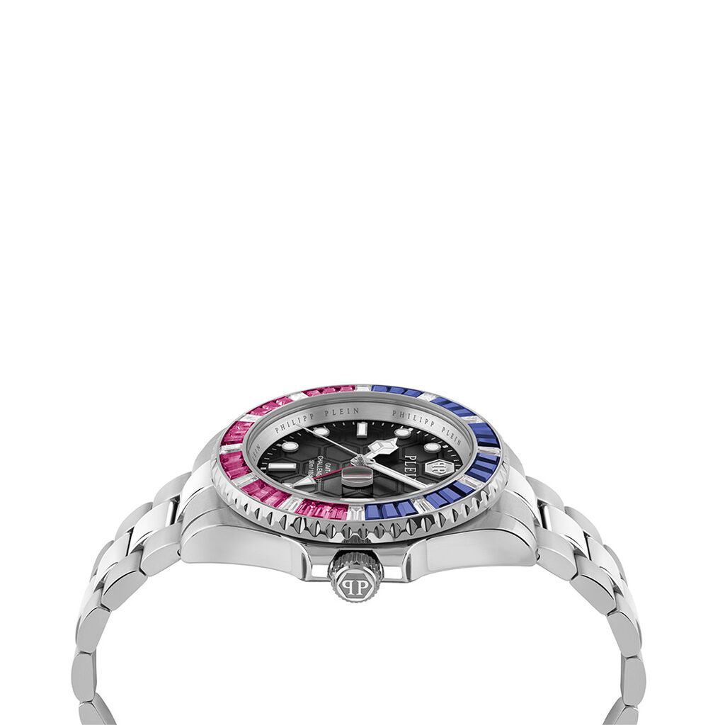 Orologio Al Quarzo Philipp Plein Gmt-i Challenger Baguettes Pwpza0124