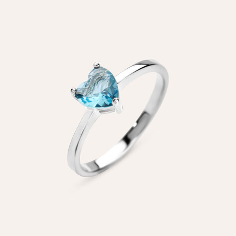 Anello Solitario Silver Rainbow Argento Rodiato Cubic Zirconia - Anelli con Pietre Donna | Stroili