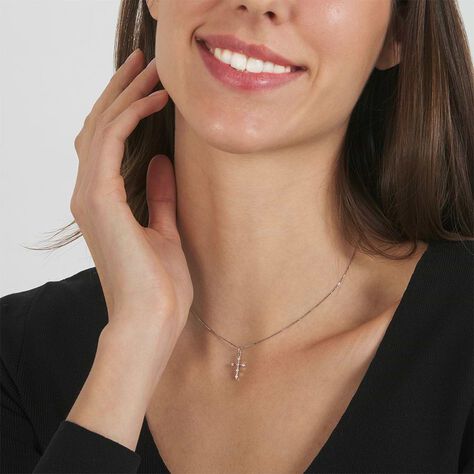 Pendente Holy Oro Bianco Cubic Zirconia - Ciondoli Donna | Stroili