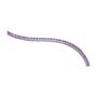 Bracciale tennis in argento con zirconi viola