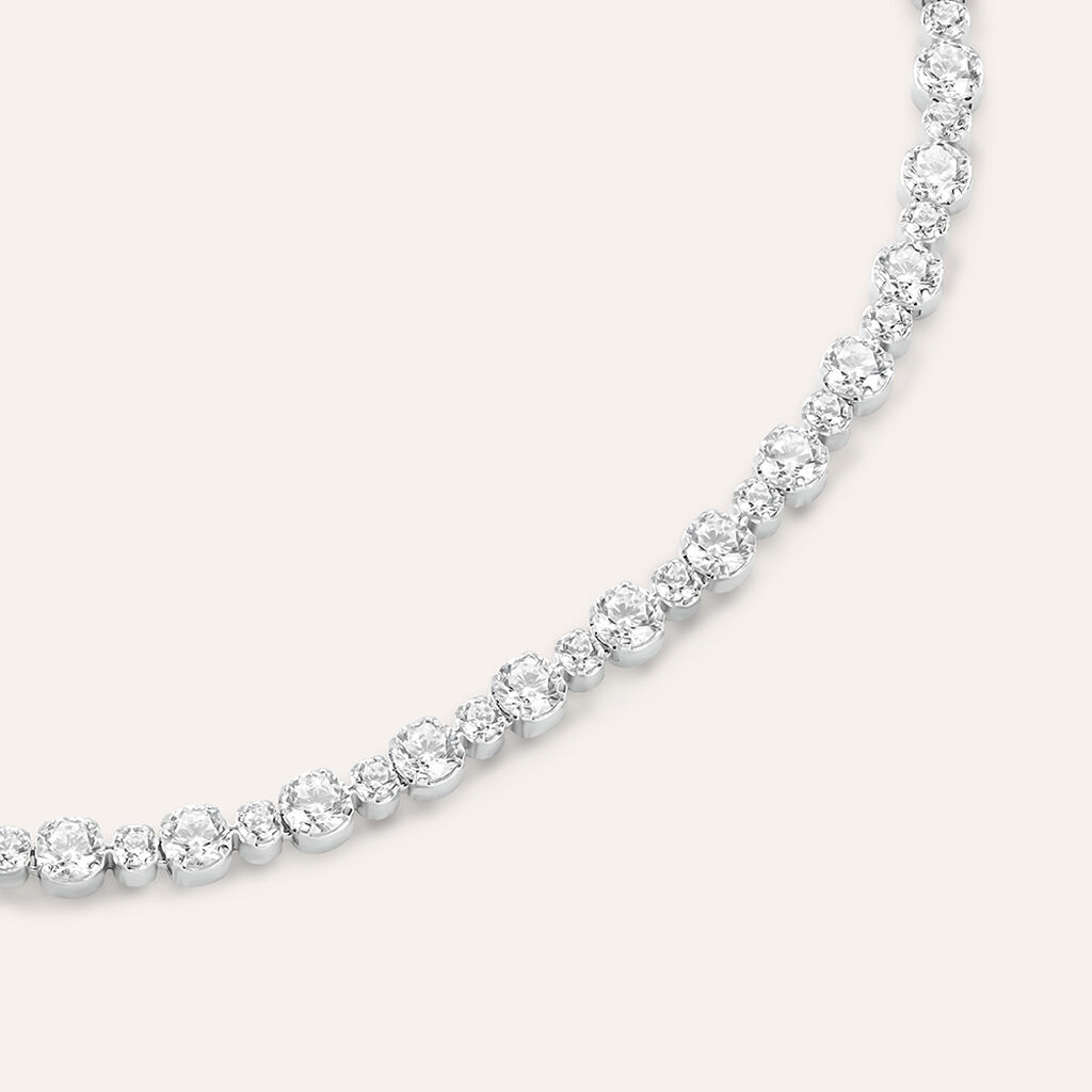 Bracciale Tennis Silver Elegance Argento Rodiato Cubic Zirconia - Bracciali Tennis Donna | Stroili
