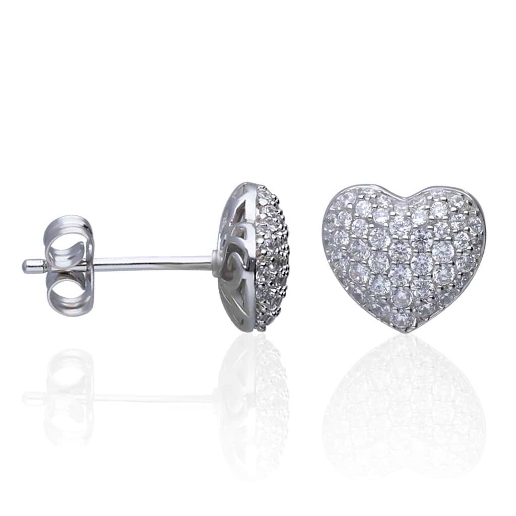 Orecchini Lobo Silver Shine Argento Rodiato Cubic Zirconia - Orecchini a Lobo Donna | Stroili