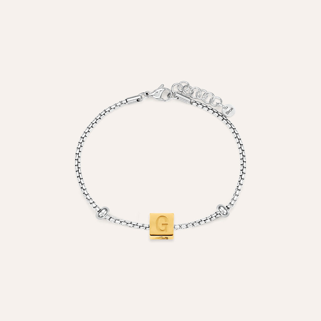 Bead Essential Code Acciaio Dorato