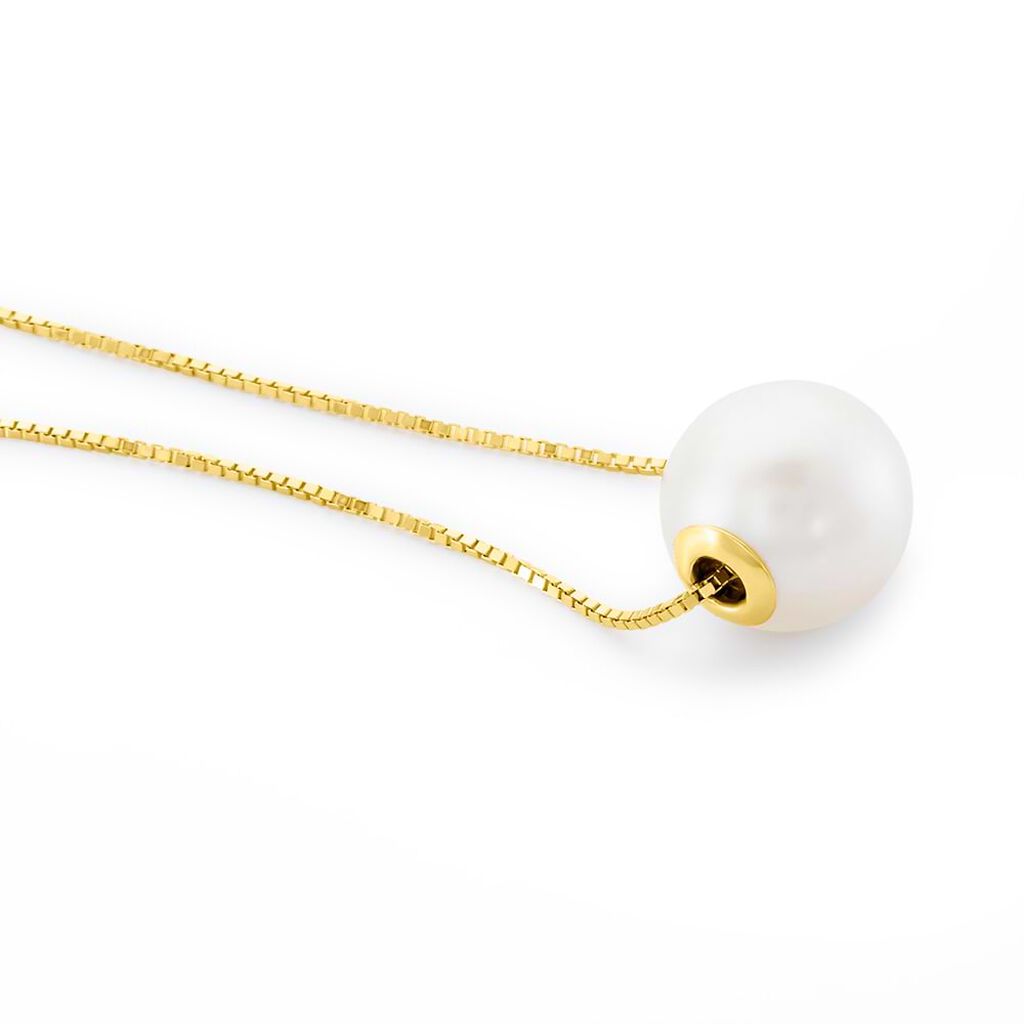 Collana Gabrielle Oro Giallo Perla D'Acqua Dolce - Collane Donna | Stroili