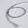 Bracciale Tennis Gentleman Argento Rodiato Cubic Zirconia