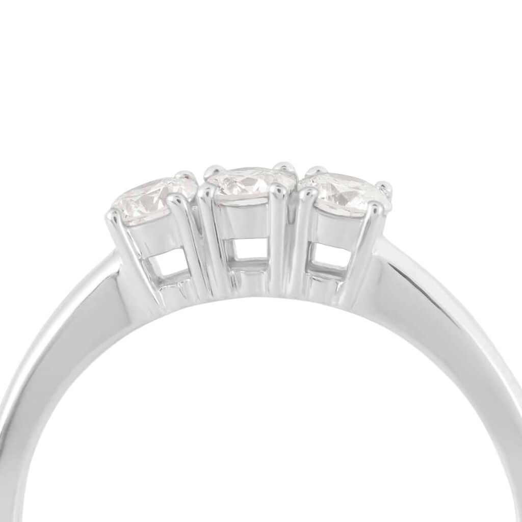 Anello Trilogy Firmamenti Oro Bianco Diamante - Anelli con Pietre Donna | Stroili