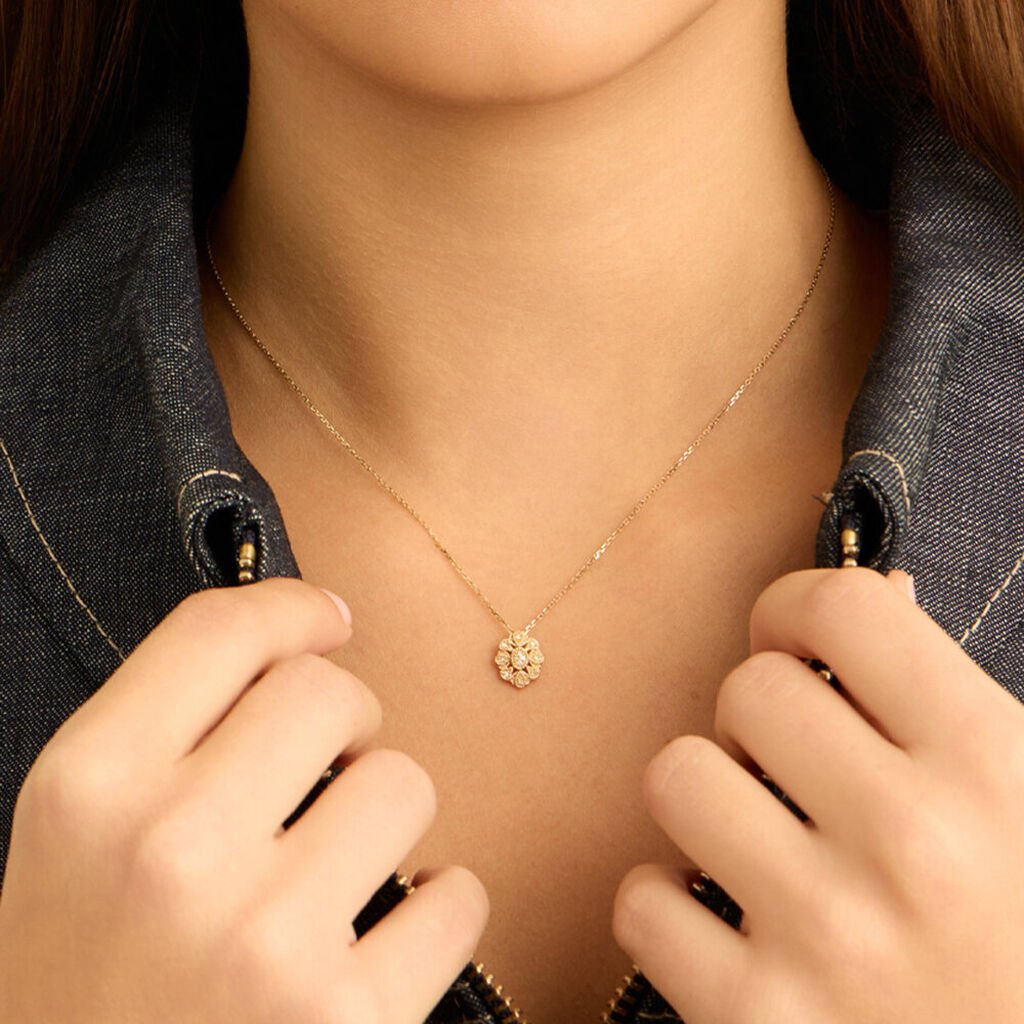 Collana Sophia Oro Giallo Diamante