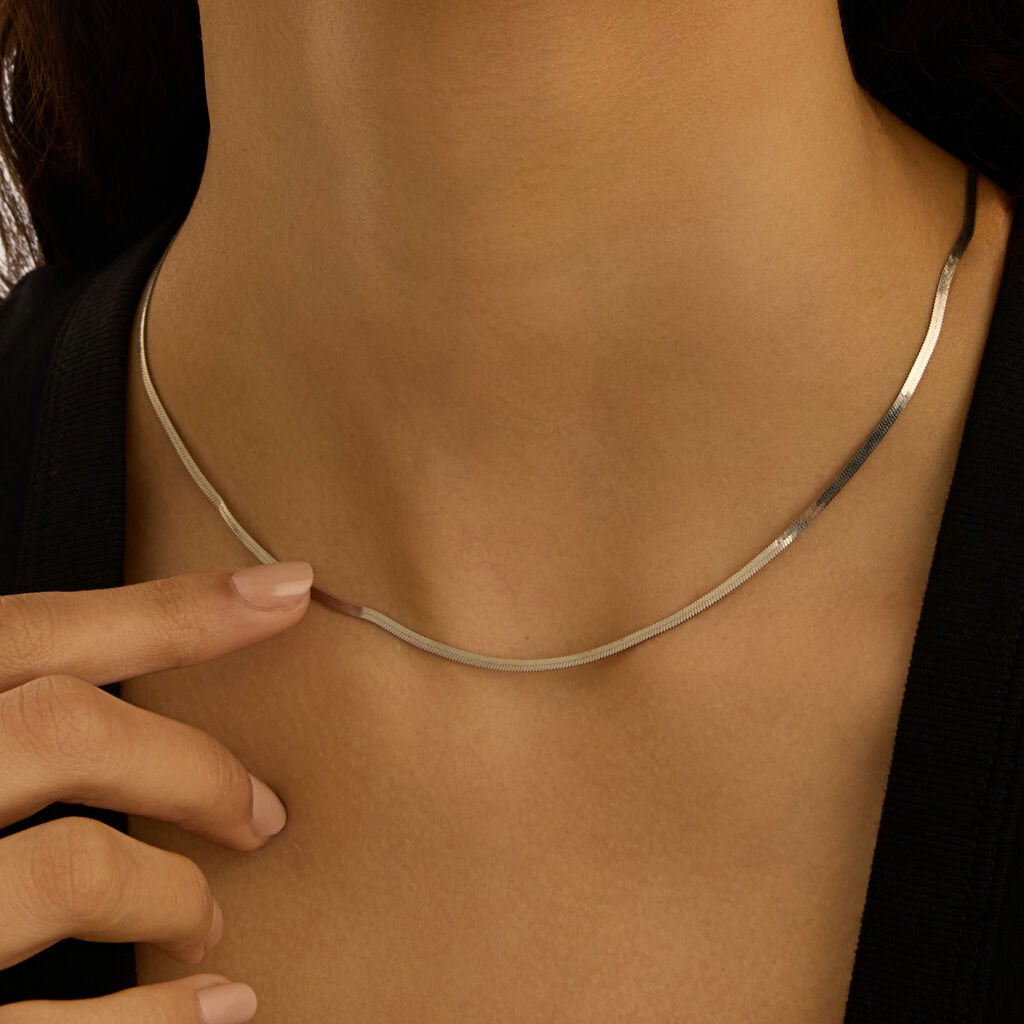 Catena Silver Collection Argento Rodiato - Collane Catena Donna | Stroili