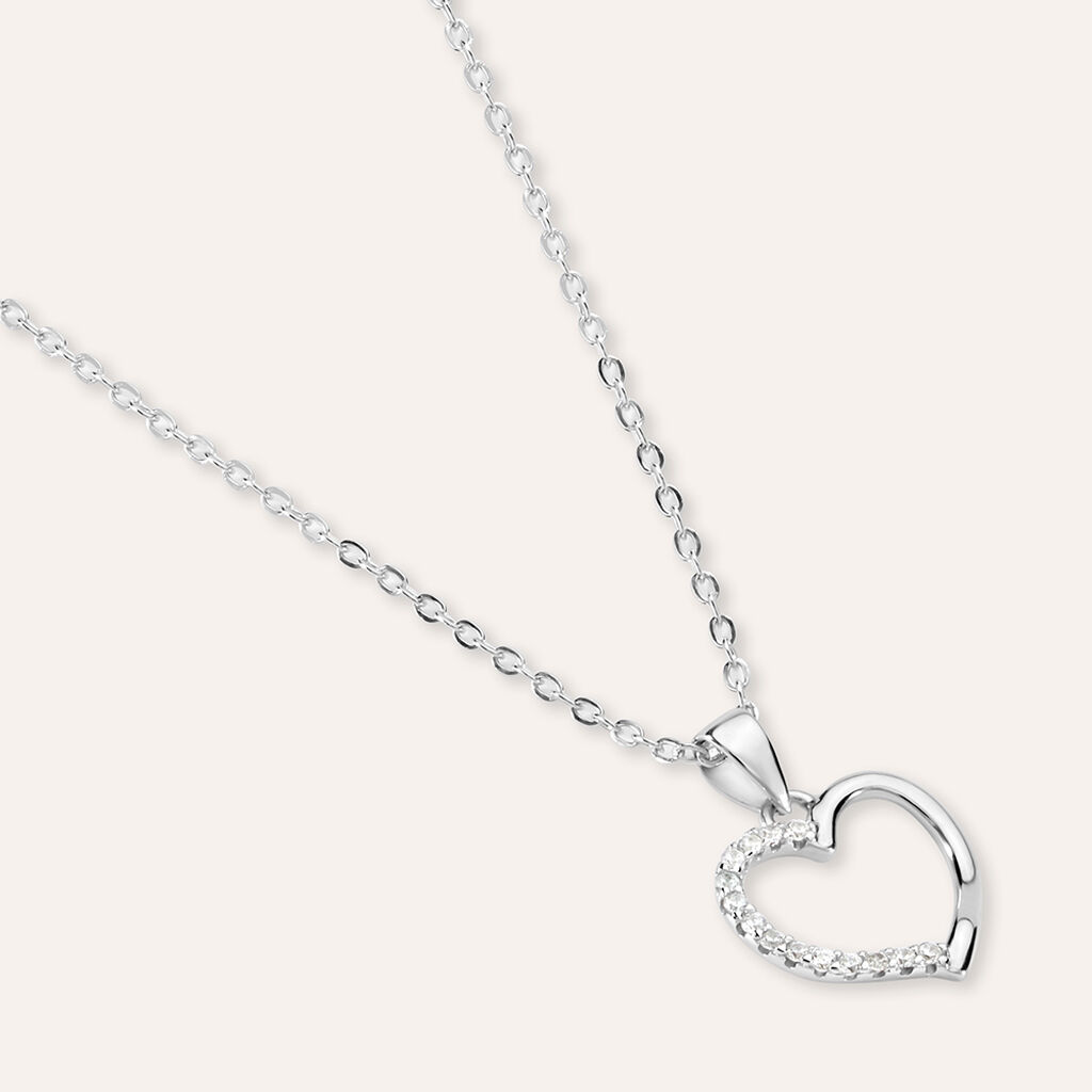 Collana Silver Moments Argento Rodiato Cubic Zirconia