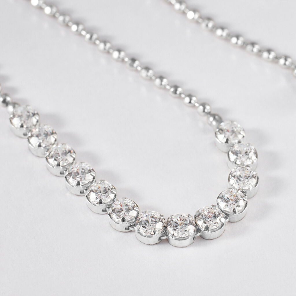 Bracciale Tennis Silver Elegance Argento Rodiato Cubic Zirconia - Bracciali Tennis Donna | Stroili
