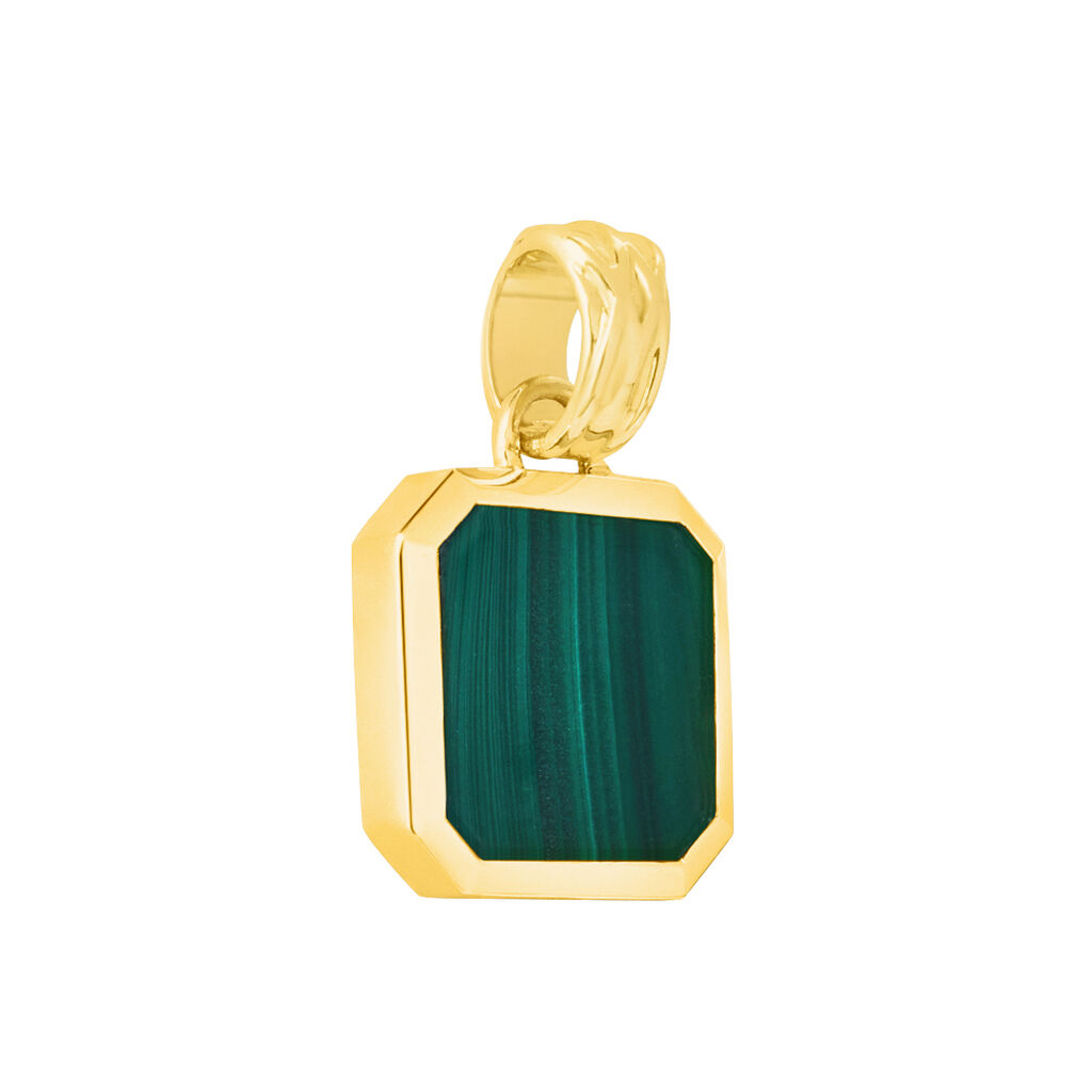 Pendente L'homme Or Oro Giallo Malachite - Ciondoli Uomo | Stroili
