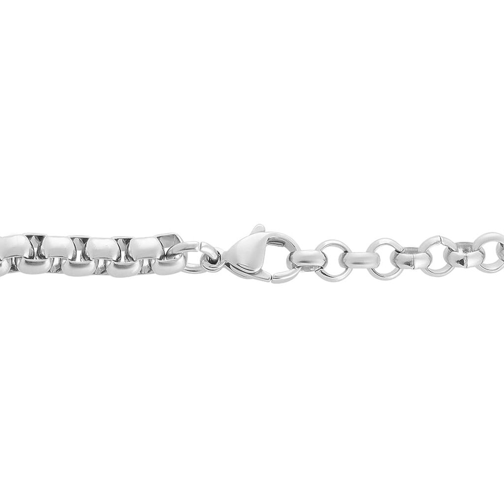 Bracciale Con Targhetta Man Code Acciaio - Bracciali con Incisione Uomo | Stroili