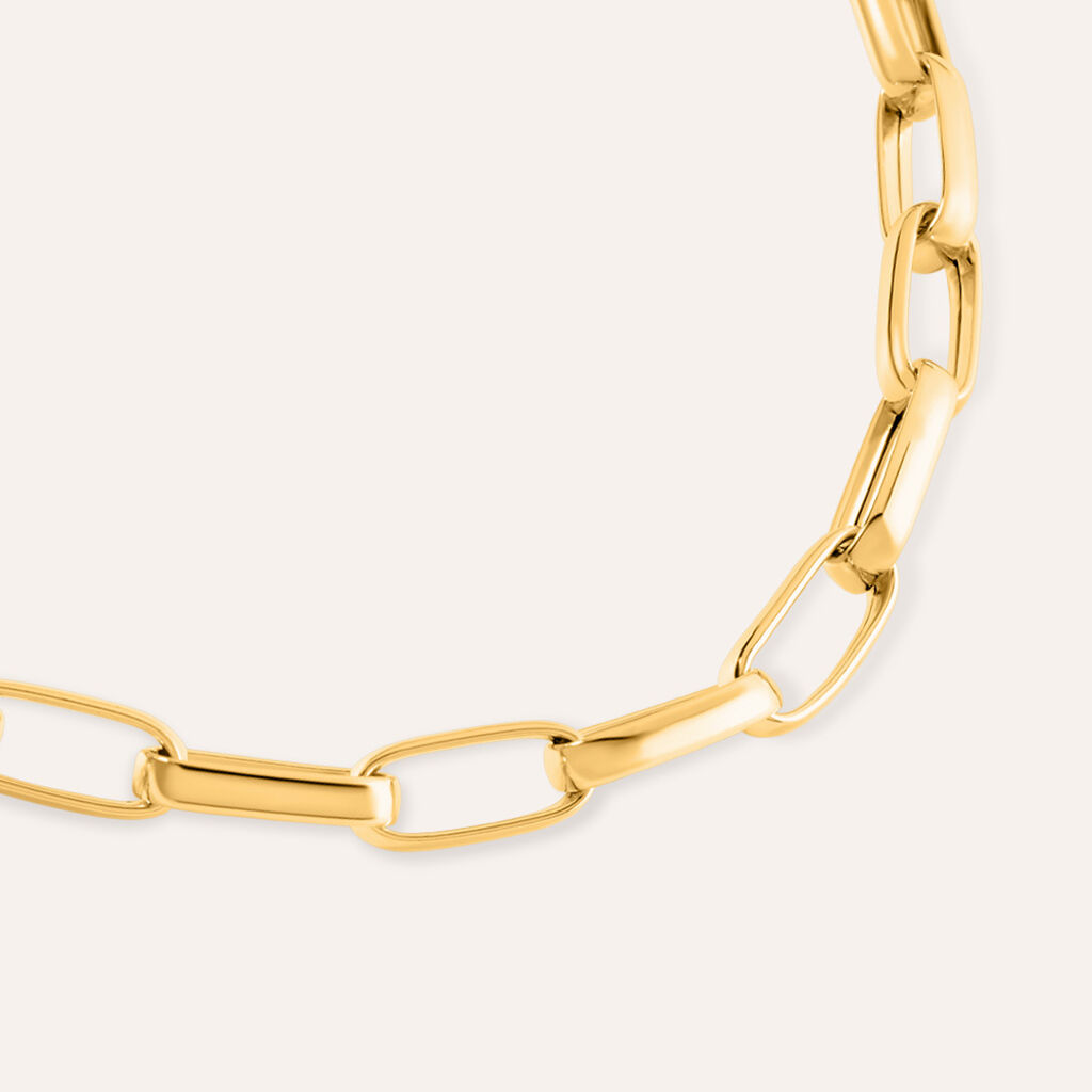 Bracciale Catena Silver Collection Argento Dorato