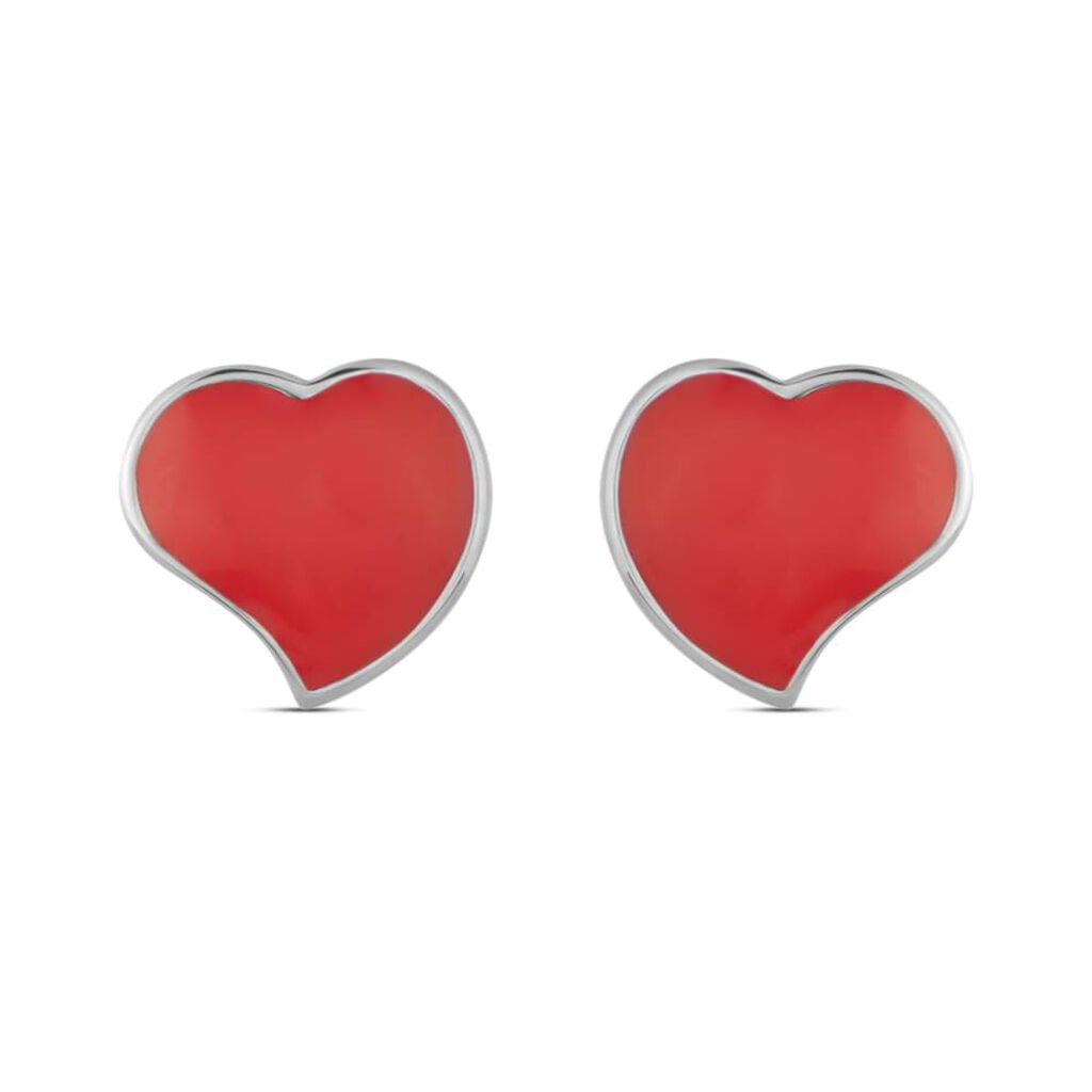 Orecchini a lobo Lady Sweet Acciaio Cuore - Orecchini a Lobo Donna | Stroili