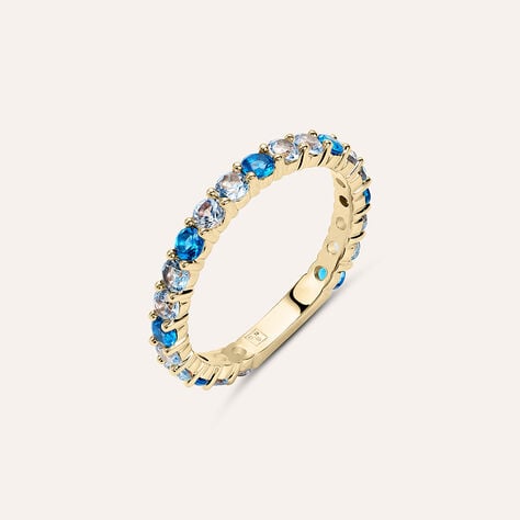 Anello Eternity Golden Dream Placcato Oro Giallo Cubic Zirconia - Anelli Eternity Donna | Stroili
