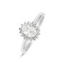 Anello Solitario Lady Chic Acciaio Cristallo