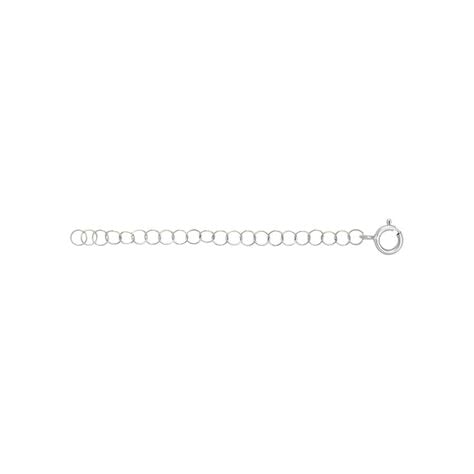 Allungo rolo oro bianco con anello a molla per bracciali e collane 5cm - Servizi & Pulizia Unisex | Stroili
