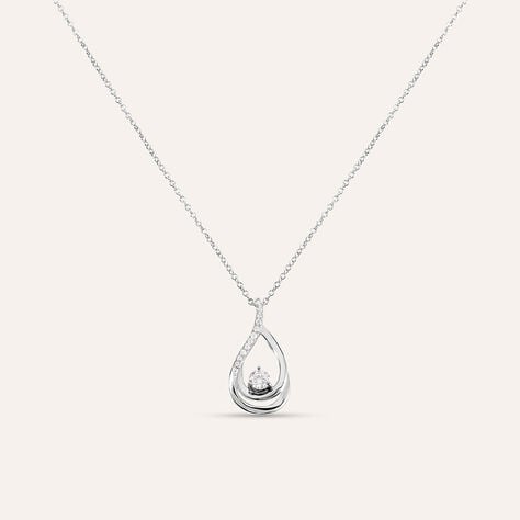Collana Silver Elegance Argento Rodiato Cubic Zirconia - Collane Donna | Stroili