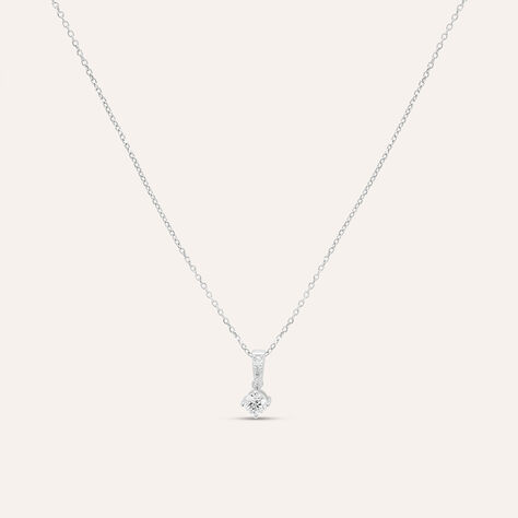 Collana Grace Oro Bianco Diamante - Collane Donna | Stroili