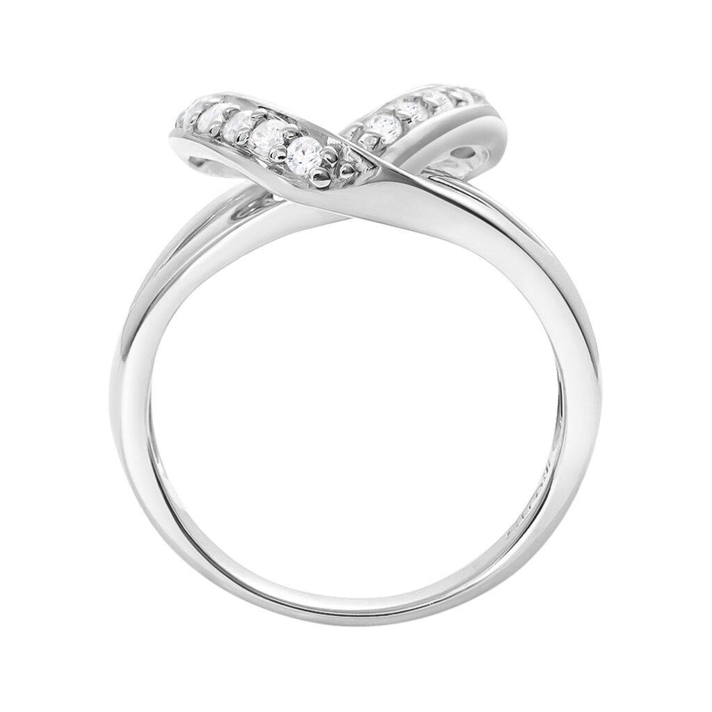 Anello Fantasia Silver Shine Argento Rodiato Cubic Zirconia - Anelli con Pietre Donna | Stroili