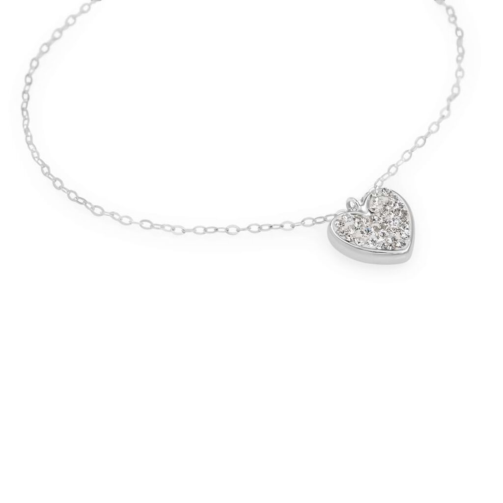 Bracciale Christelle Oro Bianco Cristallo - Bracciali Love Donna | Stroili