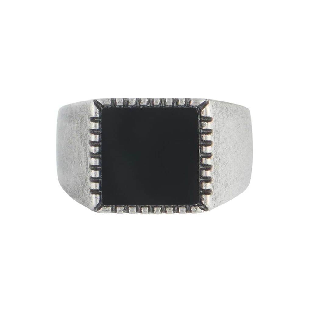 Anello Chevalier Man Code Acciaio Agata - Anelli Chevalier Uomo | Stroili