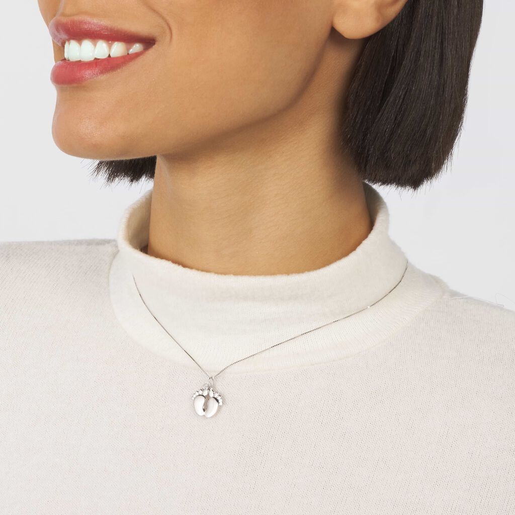 Pendente Love Beats Argento Rodiato