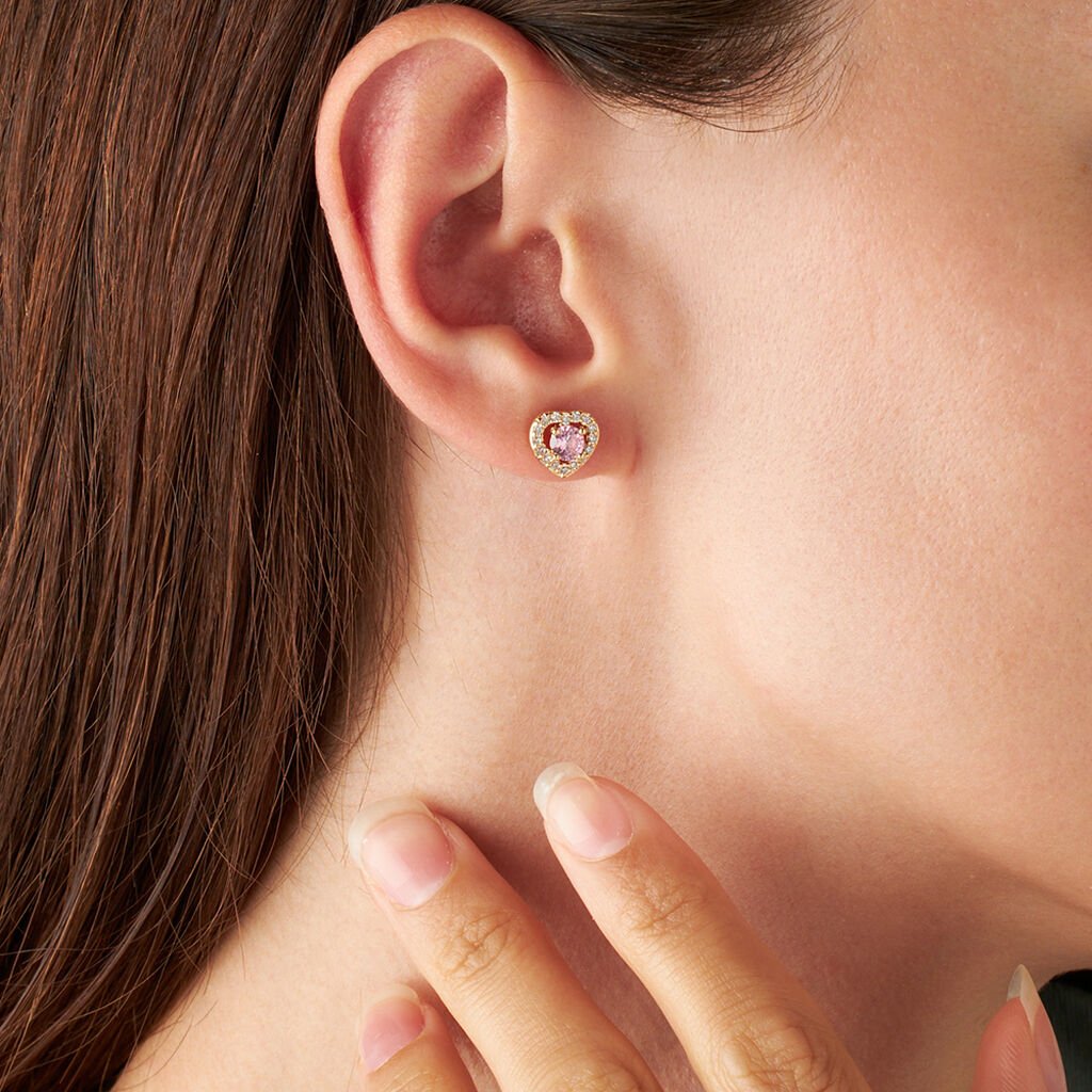 Orecchini Lobo Golden Dream Placcato Oro Giallo Cubic Zirconia - Orecchini a Lobo Donna | Stroili