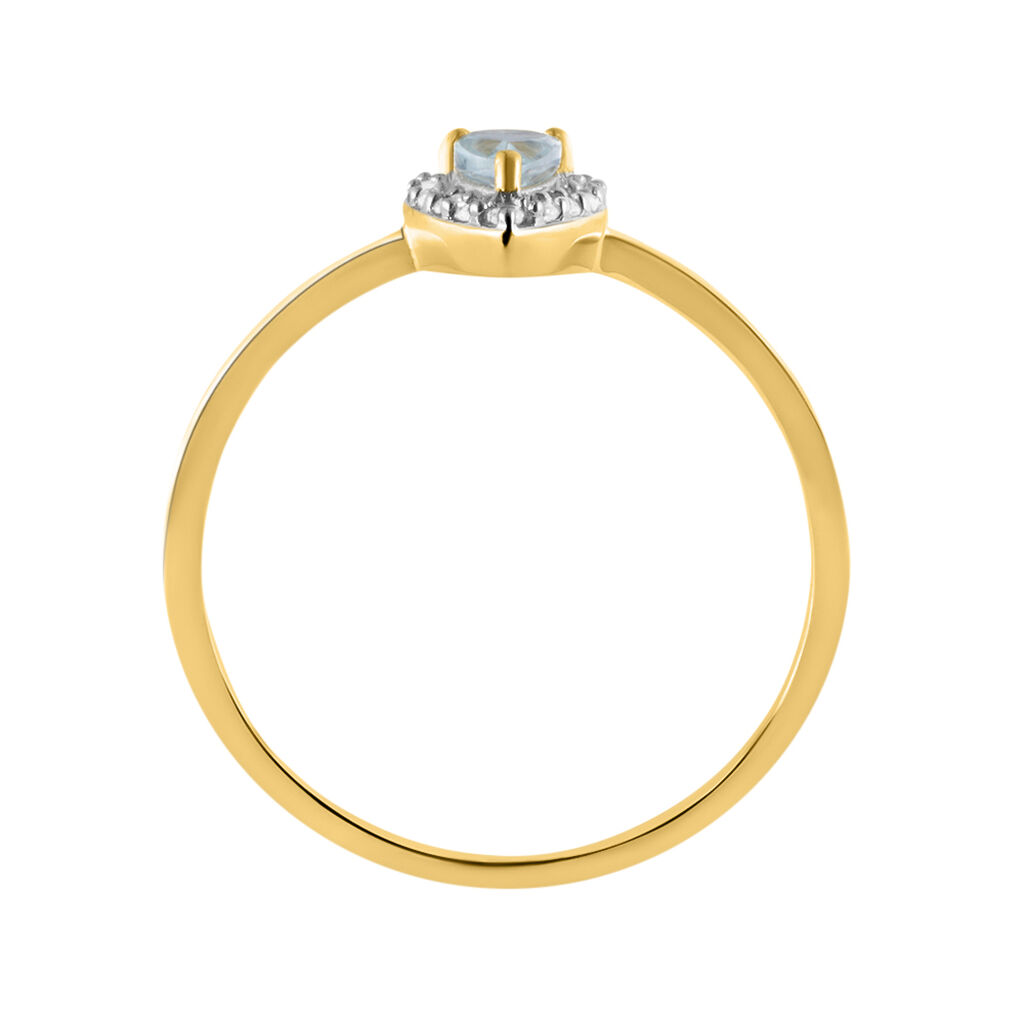 Anello Solitario Amélie Oro Giallo Topazio Cubic Zirconia - Anelli con Pietre Donna | Stroili