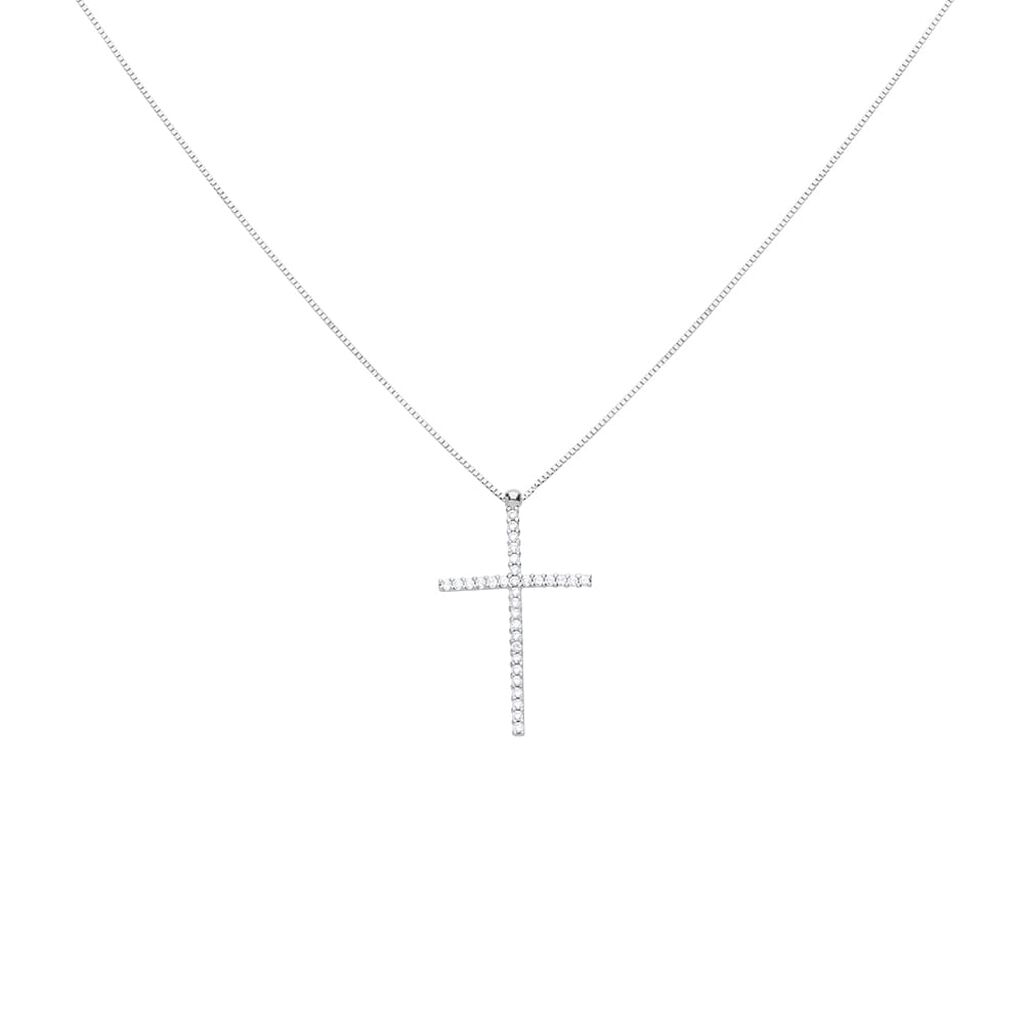 Collana Holy Oro Bianco Cubic Zirconia - Collane Donna | Stroili