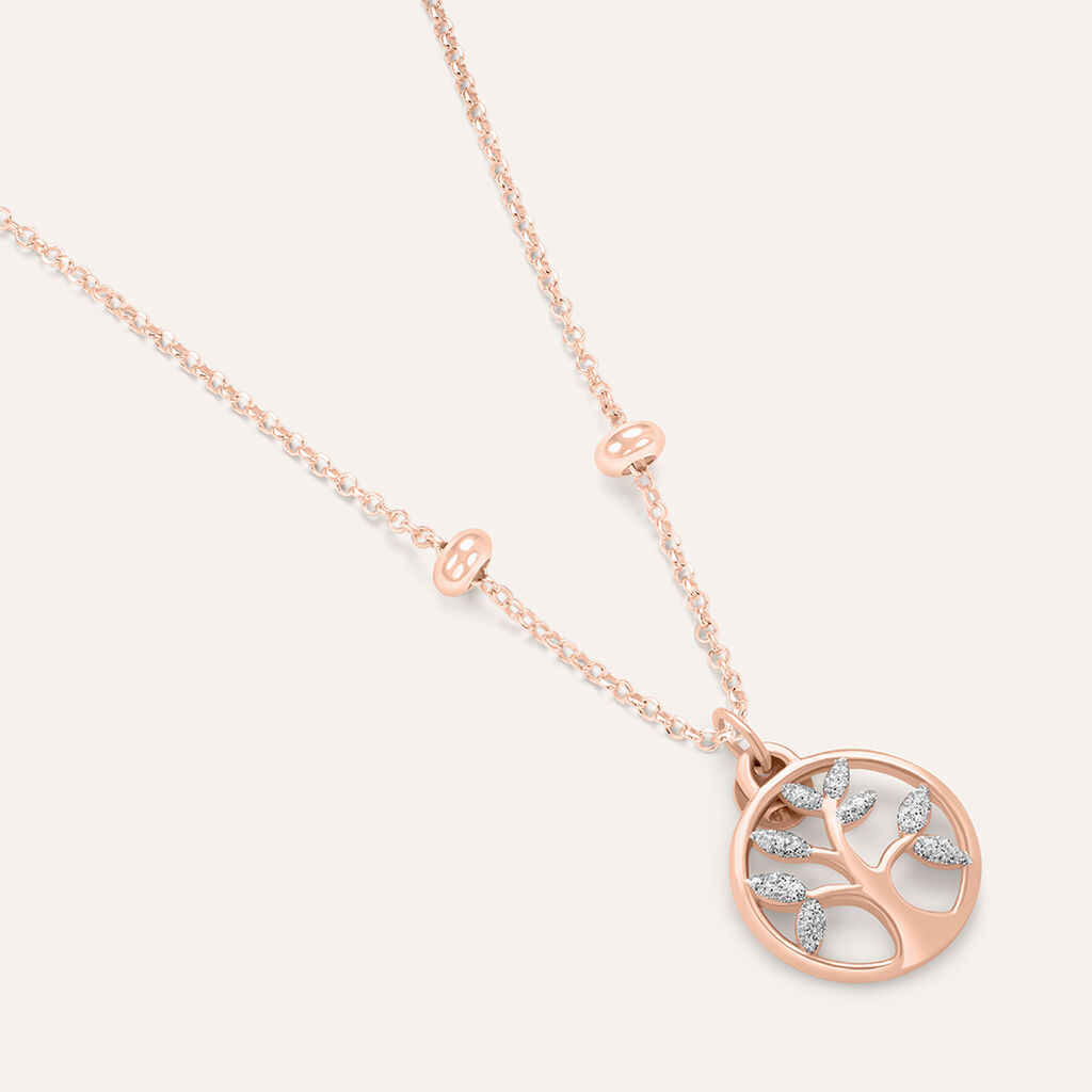 Pendente Love Beats Argento Rosa