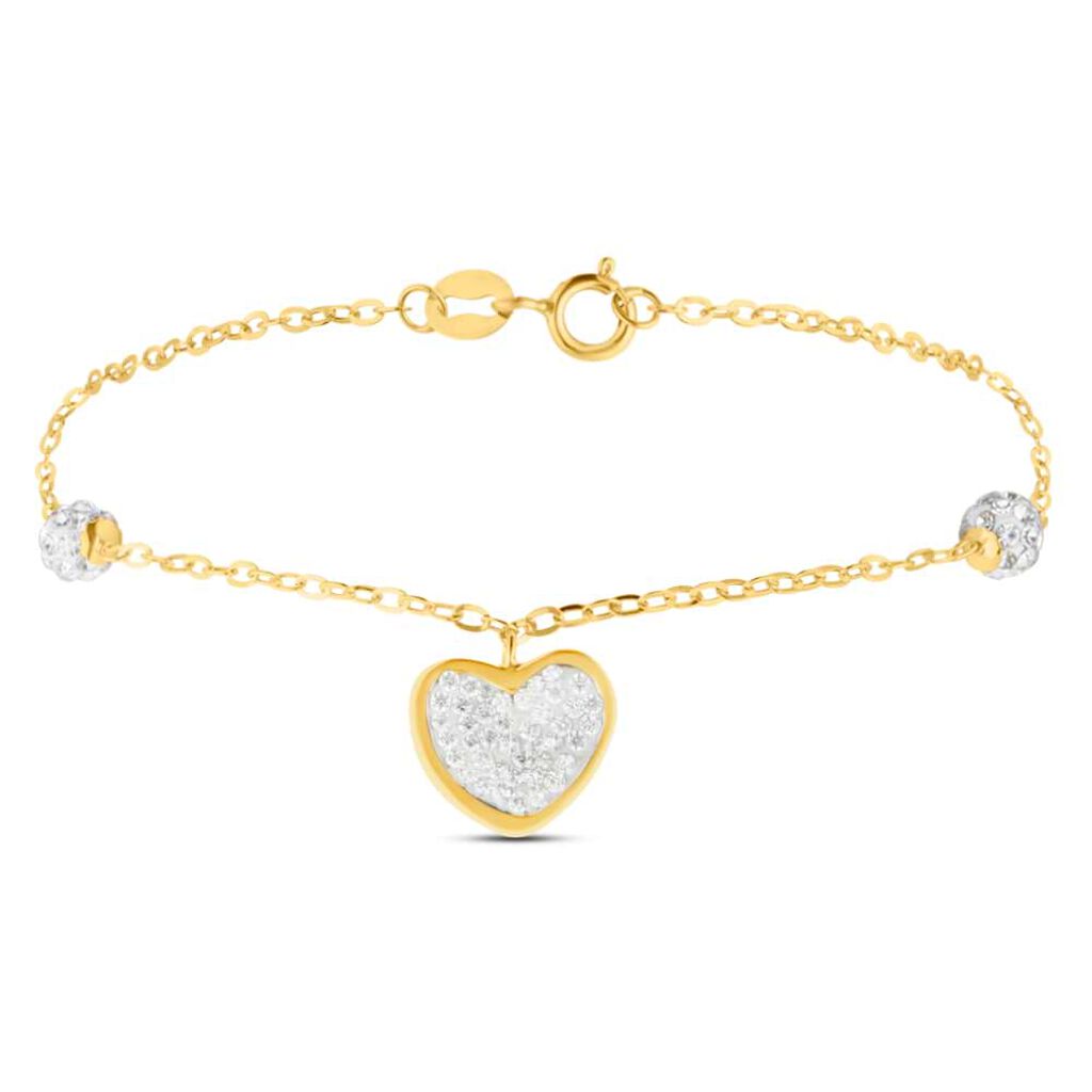 Bracciale Crystal Gold Oro Giallo Cristallo