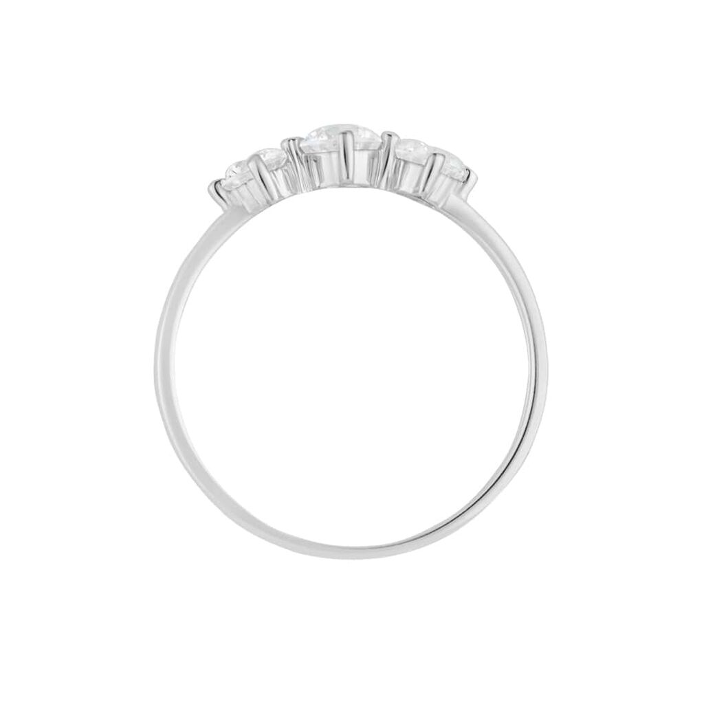 Anello Trilogy Claire Oro Bianco Cubic Zirconia - Anelli con Pietre Donna | Stroili