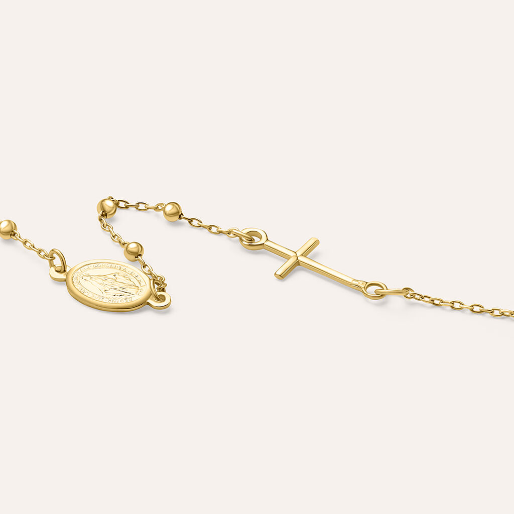 Bracciale Rosario Holy Oro Giallo - Bracciali con Rosario Donna | Stroili