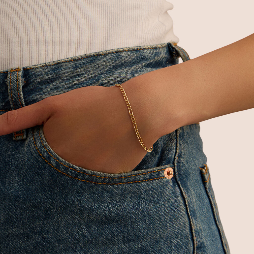 Bracciale Catena Colette Oro Giallo - Bracciali Unisex | Stroili