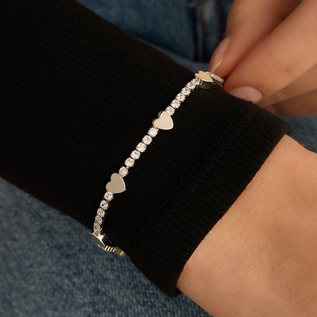 Bracciale Romantic Shine Ottone Cristallo - Bracciali Love Donna | Stroili